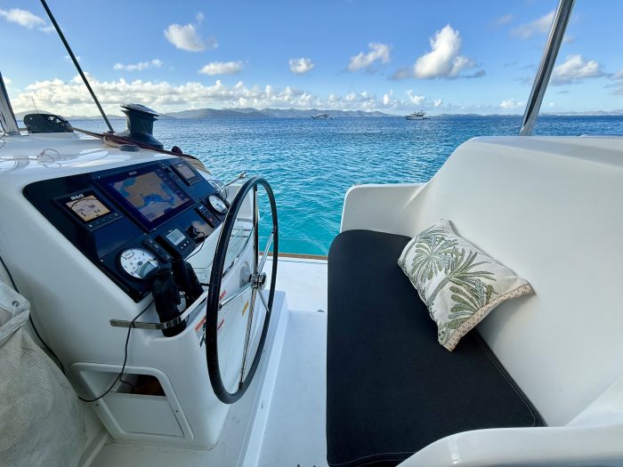 helm, Lagoon 450, catamaran for sale