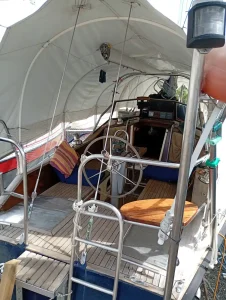 cockpit, Van De Stadt 343, sailboat for sale