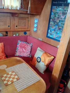 salon, Van De Stadt 343, sailboat for sale