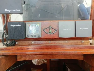 helm, Van De Stadt 343, sailboat for sale