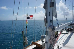 deck, Islander 55, sailboat for sale