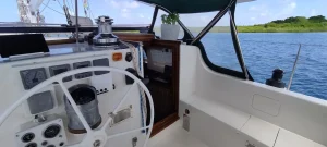 helm, Islander 55, sailboat for sale