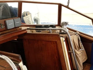 helm, Van De Stadt 343, sailboat for sale
