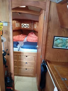 bed, Van De Stadt 343, sailboat for sale