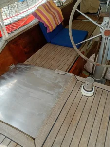 cockpit, Van De Stadt 343, sailboat for sale