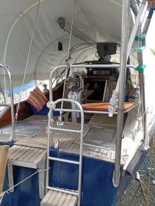 cockpit, Van De Stadt 343, sailboat for sale