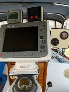 helm, Irwin 32.5, sailboat for sale