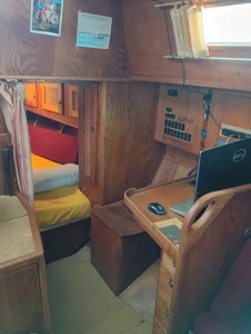 navigation station, Van De Stadt 343, sailboat for sale