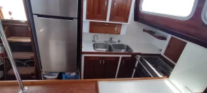 interior, Islander 55, sailboat for sale