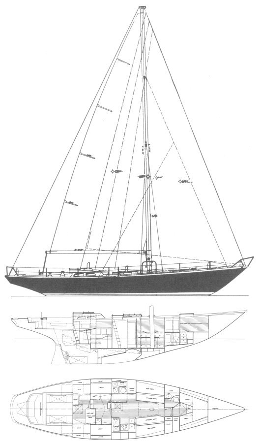 Islander 55, sailboat for sale
