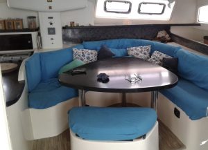 salon, Leopard 47, catamaran for sale
