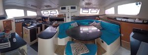 salon, Leopard 47, catamaran for sale