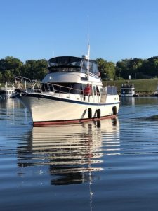 exterior, Hatteras 42 LRC, trawler for sale