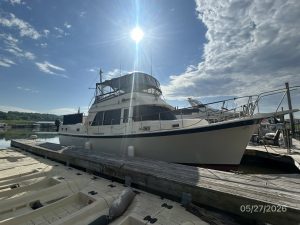 exterior, Hatteras 42 LRC, trawler for sale