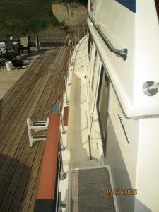 deck, Hatteras 42 LRC, trawler for sale