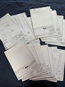 diagram, Hatteras 42 LRC, trawler for sale
