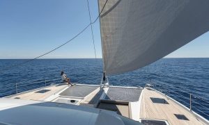 deck, FP 67 Alegria, catamaran for sale