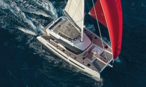 underway, FP 67 Alegria, catamaran for sale