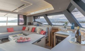 salon, FP 67 Alegria, catamaran for sale