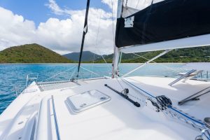 deck, Voyage 520, catamaran for sale