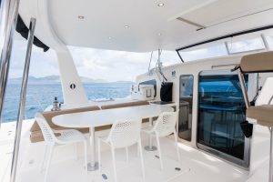 cockpit, Voyage 520, catamaran for sale