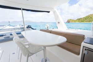 cockpit, Voyage 520, catamaran for sale