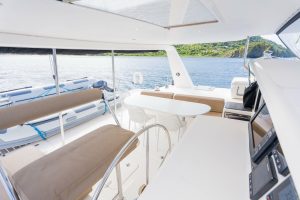 cockpit, Voyage 520, catamaran for sale