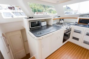 interior, Voyage 520, catamaran for sale
