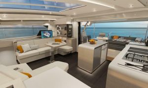salon, FP 51 Aura, catamaran for sale