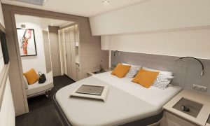 bed, FP 51 Aura, catamaran for sale