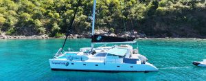 exterior, Voyage 500, catamaran for sale