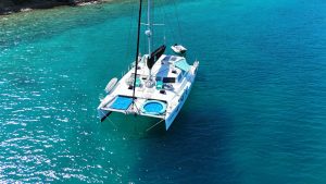 exterior, Voyage 500, catamaran for sale