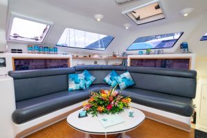 salon, Voyage 500, catamaran for sale