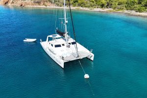 exterior, Voyage 500, catamaran for sale
