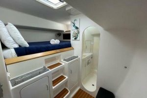 bed, Voyage 500, catamaran for sale