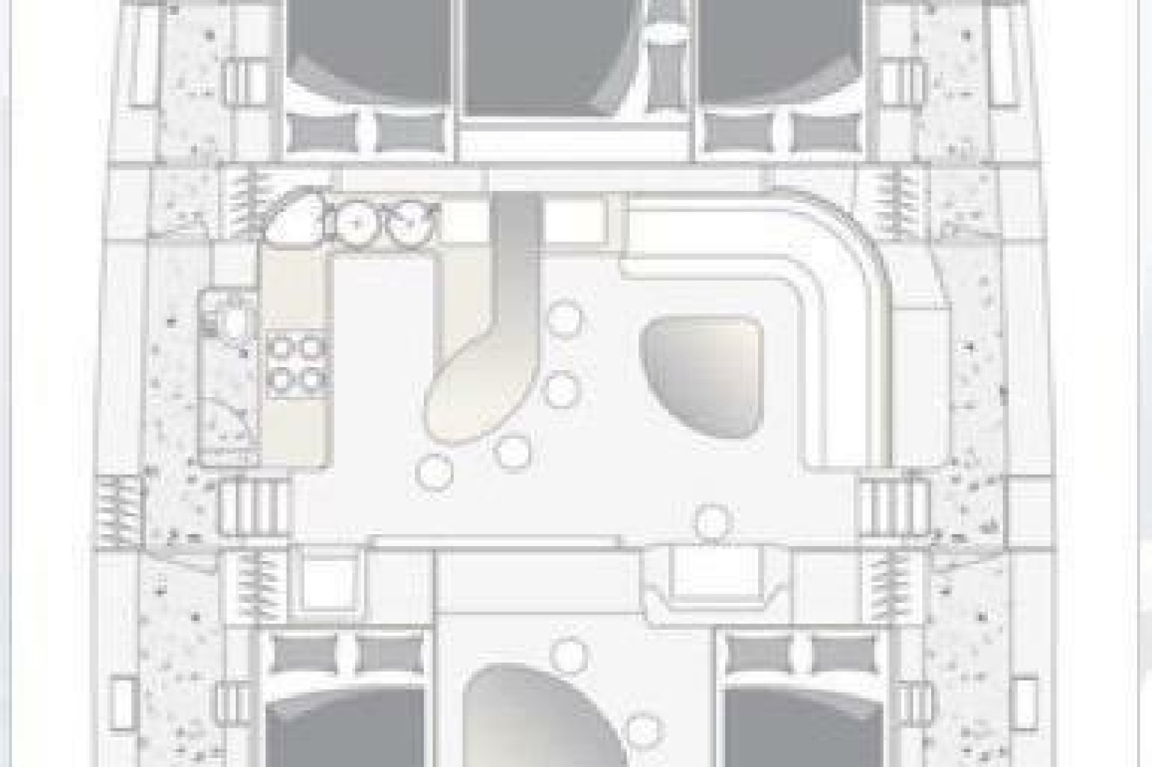 diagram, Voyage 500, catamaran for sale