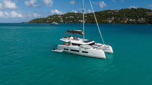 exterior, Dufour 48, catamaran for sale