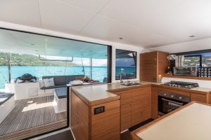 interior, Dufour 48, catamaran for sale