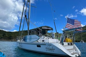 exterior, Hylas 46, sailboat for sale