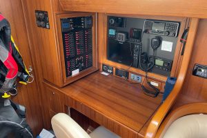 navigation station, Hylas 46, sailboat for sale
