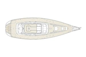 diagram, Hylas 46, sailboat for sale