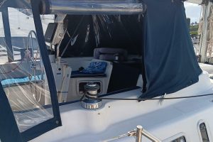 cockpit, Hunter 450 Passage, sailboat for sale