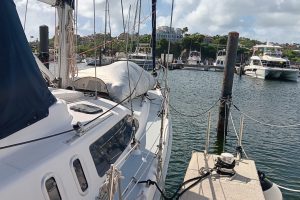 deck, Hunter 450 Passage, sailboat for sale