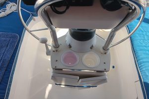 helm, Hunter 450 Passage, sailboat for sale