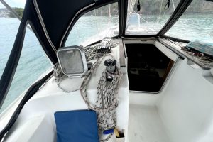 cockpit, Jeanneau 40 Sun Odyssey, sailboat for sale