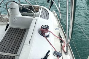 deck, Jeanneau 40 Sun Odyssey, sailboat for sale