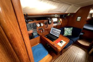 navigation station, Jeanneau 40 Sun Odyssey, sailboat for sale