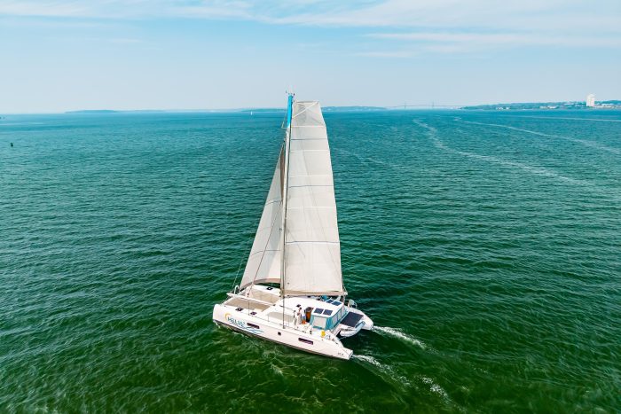 underway, Outremer 51, catamaran for sale