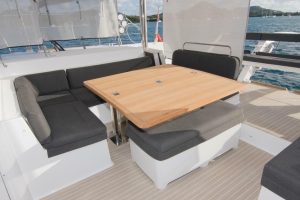 cockpit, Lagoon 52F, catamaran for sale