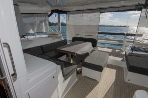 cockpit, Lagoon 52F, catamaran for sale
